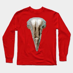 Metal model of a Barn Owl Skull Long Sleeve T-Shirt